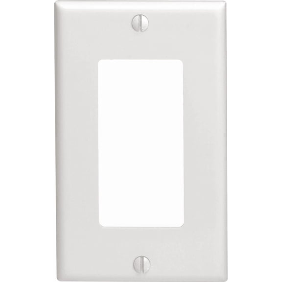 Leviton GFCI Receptacle — Decora® Rocker-Style Design in White — UL Listed for US Residential Electrical Code Compliance, Drop-in NEC-Standard Wiring
