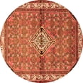 thumbnail image 1 of Ahgly Company Indoor Round Persian Orange Traditional Area Rugs, 8' Round, 1 of 1