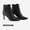 BLACK/PU, variant on Dream Pairs Women's Fashion Stilettos High Heel Pointed Toe Ankle Boots KIZZY-1 BLACK/SUEDE Size 10