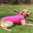 thumbnail image 3 of Flmtop Reflective Stripe Dog Thick Warm Jacket Puppy Waterproof Coat Winter Pet Clothes Red, 3 of 9