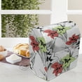 thumbnail image 3 of Floral Stand Mixer Cover, Tropical and Blooming Elements with Sketchy Leaves Drawn by Hand, Kitchen Appliance Organizer Bag Cover with Pockets, 5 Quarts, Dark Coral Multicolor, by Ambesonne, 3 of 4