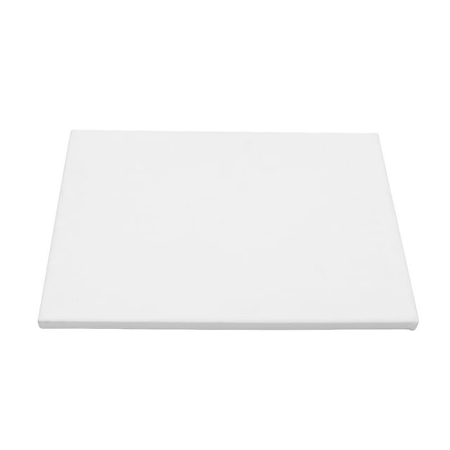 Stretched White Blank , White Delicate Texture For Oil Painting
