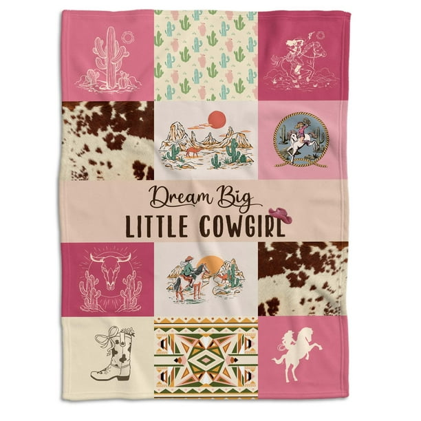 Manta para bebé Locobird Soft Western Nursery de 30 x 40 pulgadas