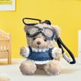 thumbnail image 6 of STPToys Cute Small Bear Plush Keychains Stuffed Animals Keyring Charm Handbag Pendant Birthday Gifts for Friend, 6 of 7
