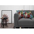 thumbnail image 3 of Ambesonne Colorful Throw Pillow Cover 2 Pack, Words Composition Love, 18", Multi, 3 of 7