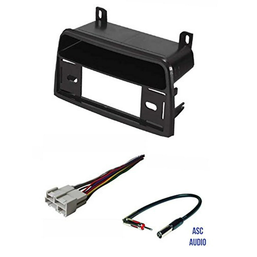 ASC Car Stereo Install Dash Kit, Wire Harness, and Antenna Adapter for