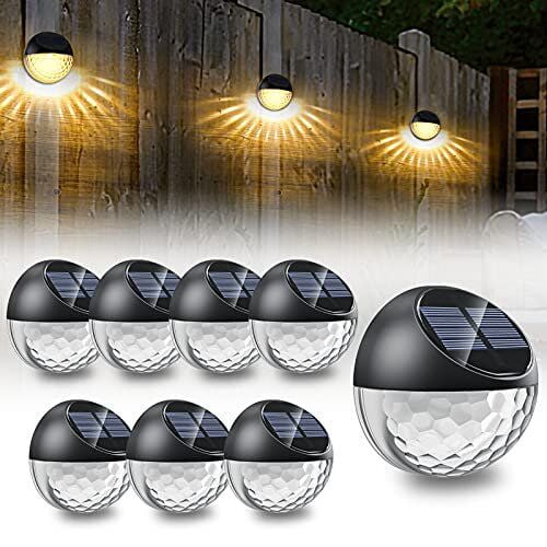 Quntis Solar Outdoor Fence Light Auto LED Wall Light IP65 Waterproof