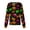 AE10_Earthy Yellow, variant on Halloween Scrubs for Women Pumpkin Ghost Loose Fit Scrub Shirts Stretchy Long Sleeve Scrub Shirts with Pocket Green L