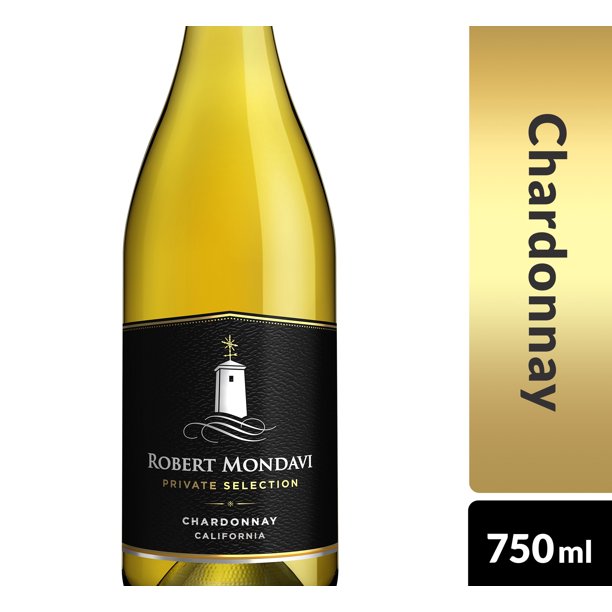 Robert Mondavi Private Selection Chardonnay White Wine Bottle 750 mL
