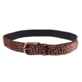 thumbnail image 1 of Hytrove Cinturón Mujer Con Estampado De Leopardo Café Estilo Vintage Ancho Con Pin Para Jeans Y, 1 of 7