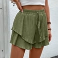 thumbnail image 6 of Afdoent Shorts For Women Summer Shorts Elastic Waist Shorts Casual Wide Legs Shorts With Pockets 2026 Beach Vacation Shorts, 6 of 9