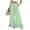 Light Green #021, variant on Striped Palazzo Pants for Women Casual Oversized Wide Leg Ruffle Flowy Pants with Pockets Baggy Vacation Summer Pant, S