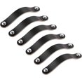 thumbnail image 1 of 8 Pieces Black Leather Handles 128 Mm Leather Cabinet Pulls, Drawer Pulls, Cupboard Pulls Leather Handles For Cabinet Drawer Furniture, 1 of 5
