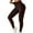 Brown-02, variant on Leggings for Women Butt Lifting Yoga Pants Compression Workout Leggings High Waisted Tights with Pockets