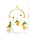 thumbnail image 4 of Flower bed bell crib bee bed bell children's room pendant wind chime, 4 of 8