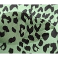 thumbnail image 4 of oneOone Viscose Chiffon Mint Fabric Leopard Animal Skin Sewing Material Print Fabric By The Yard 42 Inch Wide, 4 of 4