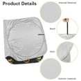 thumbnail image 7 of Jeiento Colorful Dog Paw Prints Car Sun Shade for Windshield Auto Sun Shades Foldable Automotive Interior Accessories for Sun Protection Protector Accessories for Car Truck SUV, 7 of 7