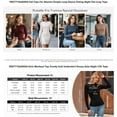 thumbnail image 5 of PRETTYGARDEN Women's Tops Fall Fashion Long Sleeve Crewneck Blouse Slim Fit Textured Basic Knit T Shirt Y2k Clothes, 5 of 9