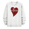 thumbnail image 5 of PNTUTB Casual Crew Neck Pullover Fashion Valentine's Day Print Long Sleeves Loose Comfort Sweatshirts for Men, 5 of 6