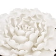 thumbnail image 6 of Handcrafted Ceramic Floral Wall Art – 7.3" x 2.8" Cream Botanical Decor with 3D Relief Details, 6 of 7