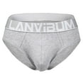thumbnail image 2 of Sngxgn Men's Underwear Boxer Briefs, Cool Comfort Breathable Underwear(Grey,L), 2 of 4
