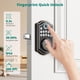 thumbnail image 2 of AkaGear Cerradura de puerta de entrada sin llave con control de aplicación - Cerradura de puerta con teclado electrónico con huella digital, cerraduras inteligentes para puerta delantera, bloqueo auto, 2 of 5