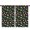 Colorful Dinosaurs Eggs, variant on Dinosaur and Rocket Navy Pattern Insulated Teens Curtains Set Of 2, Bedroom Essentials, Toddler Room Decor 42"x54"