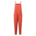 thumbnail image 2 of B91xZ Salopette Large Ample pour Femmes, Orange TG, 2 of 5