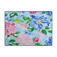 thumbnail image 2 of Area Rug Indoor 63"x48"in Non-Slip Wear Resistant Floor Mats Soft Large Carpets for Living Room Bedroom Home Decor Light Sky-blue Pattern, 2 of 7