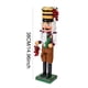 thumbnail image 5 of Figura de cascanueces, estatua de cascanueces de Navidad, escultura de cascanueces de madera, decoración navideña para repisa, 5 of 9