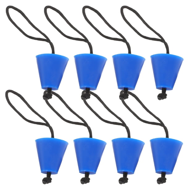 unbranded 8Ud Sellos De Drenaje De Silicona Azul Para Kayak Y Canoa Con Mecanismo Push-in Sellador