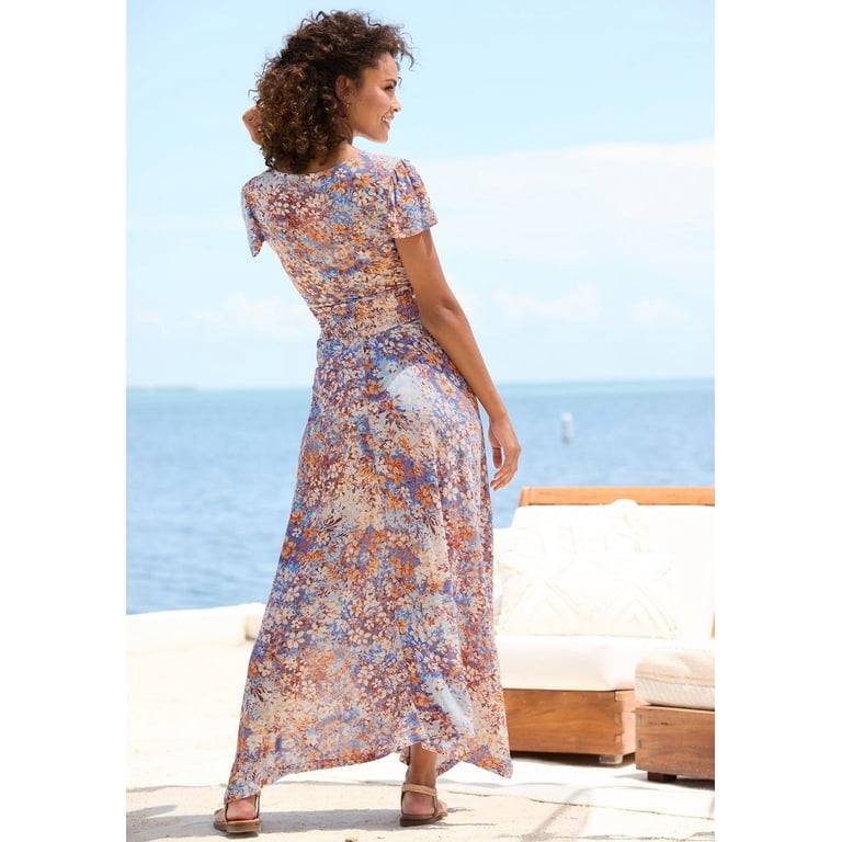 lascana beach dress LASCANA Women's Sleeveless Maxi Dress Strap