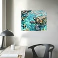 thumbnail image 4 of Orinice Turtles Ocean Starfish Aesthetic Poster & Print Wall Painting for Classroom Kitchen Office Decor 20x16in, 4 of 6