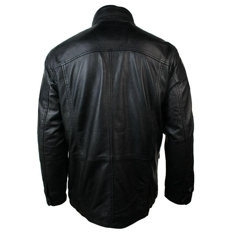 Mens slim fit military jacket sale