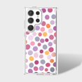 thumbnail image 1 of Caseco Samsung Galaxy S24 Ultra Purple Polka Dots Clear Case, 1 of 1