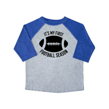 

Inktastic It s My 1st Football Season Gift Toddler Boy or Toddler Girl T-Shirt
