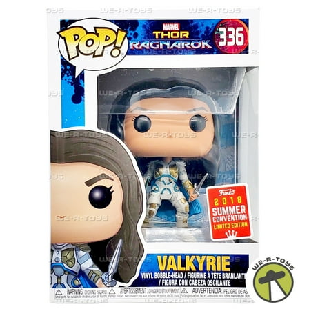 Pre-Owned Funko POP Marvel Thor Ragnarok Valkyrie 336 Vinyl Bobble Head Figure