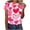 Multicolor-Shirts, variant on Jsaierl Valentine's Day Shirts for Women Cute Love Heart Graphic Tees Work Short Sleeve Blouse Round Neck Going Out T-shirt Tops Valentines Day Gifts
