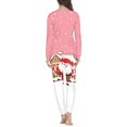 thumbnail image 4 of Conjunto de pijama de manga larga para mujer, ropa de dormir informal de dos piezas, con estampado a pedido, para Otoño e Invierno, 4 of 4