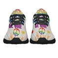 thumbnail image 5 of Be Kind Hippie The World Is Full Of Kind People If You Can't Find One Be One Shoes Sneakers Black Size 7, 5 of 7