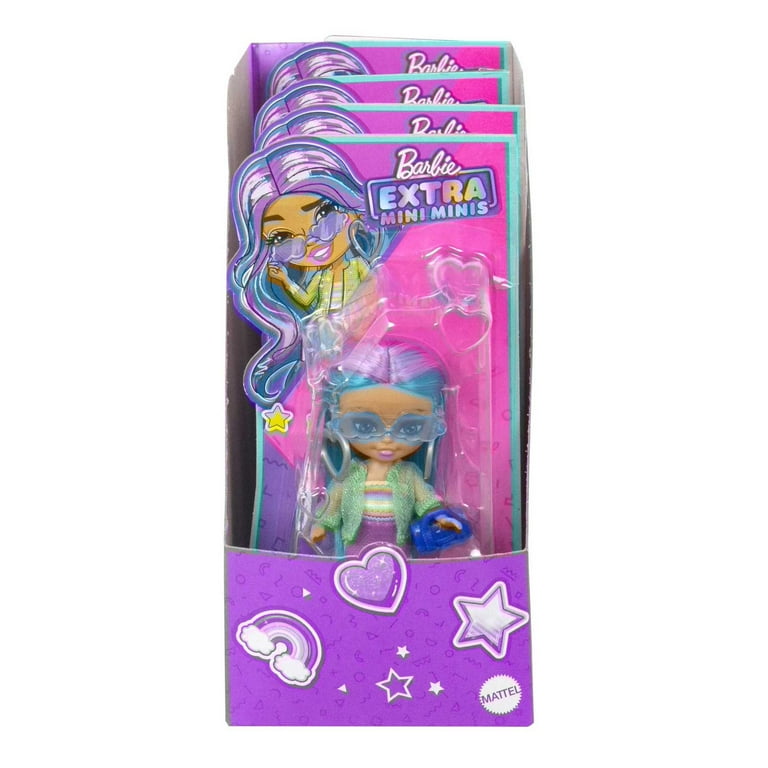 Barbie Extra Mini Minis Skate Style Doll with Trendy Blue Hair, Sporty Outfit & Accessories - Walmart.com Barbie Extra Mini Minis Skate Style Doll with Trendy Blue Hair, Sporty Outfit & Accessories - Walmart.com