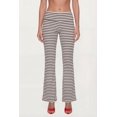 thumbnail image 3 of Women's Striped Fold Over Flare Pants, 3 of 4