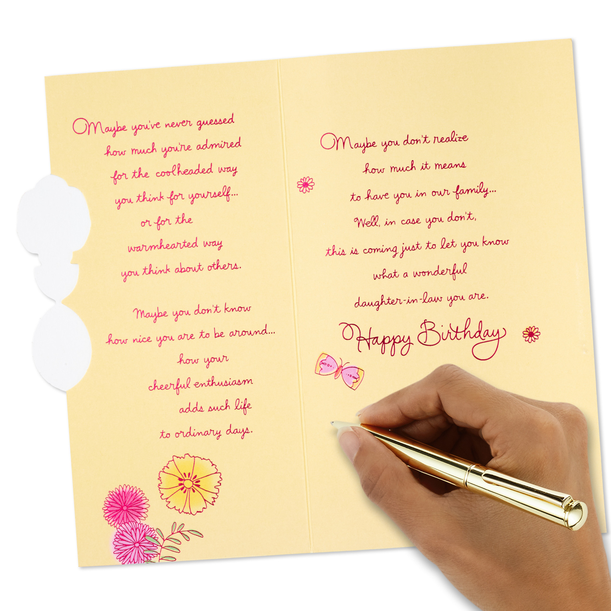 Hallmark Birthday Card for Daughter-in-Law (How Special You Are)
