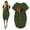 Army Green, variant on Womens Dress Plus Size Summer Casual Midi Dresses For Women 2023 Fashion Women Loose Love Print O-Neck Pockets Casual Short Sleeves Dress