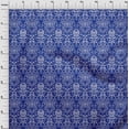 thumbnail image 4 of oneOone Silk Tabby Lapis Blue Fabric Damask Diy Clothing Quilting Fabric Print Fabric By Yard 42 Inch Wide, 4 of 4
