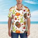 thumbnail image 2 of Balery Camisas hawaianas de manga corta para hombre, camisas playeras de corte holgado, camisas de vacaciones con botones,Medium, 2 of 7