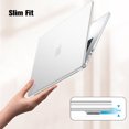 thumbnail image 5 of Fintie Case for MacBook Air 15 Inch A3114 A2941 (2023 2024 Release) - Protective Snap On Hard Shell Cover for MacBook Air 15.3" M2 M3 Chip with Liquid Retina Display and Touch ID, Frost Clear, 5 of 8