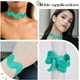 thumbnail image 5 of 10 yardas x 20-34 mm Cinta de zigzag verde, cinta de zigzag, cinta ondulada, flecos, encaje de tela tejida, 5 of 9