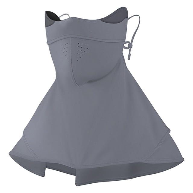 Sun Protection Guard Quick-Drying Fabric Ice Silk Face Guard with Breathable Mesh Cooling Fabric Full Coverage Extended Neck Gaiter Face Guard