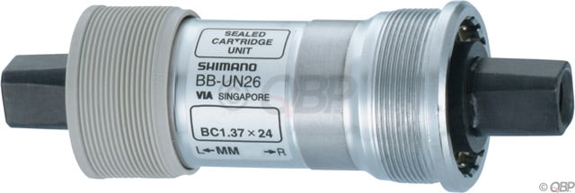 SHIMANO UN26 68 MM--127.5 MM SEALED BEARING BICYCLE BOTTOM BRACKET